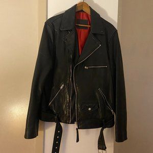 All Saints Leather Jacket - Men's Medium